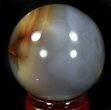 Polished Brazilian Agate Sphere #37507-2